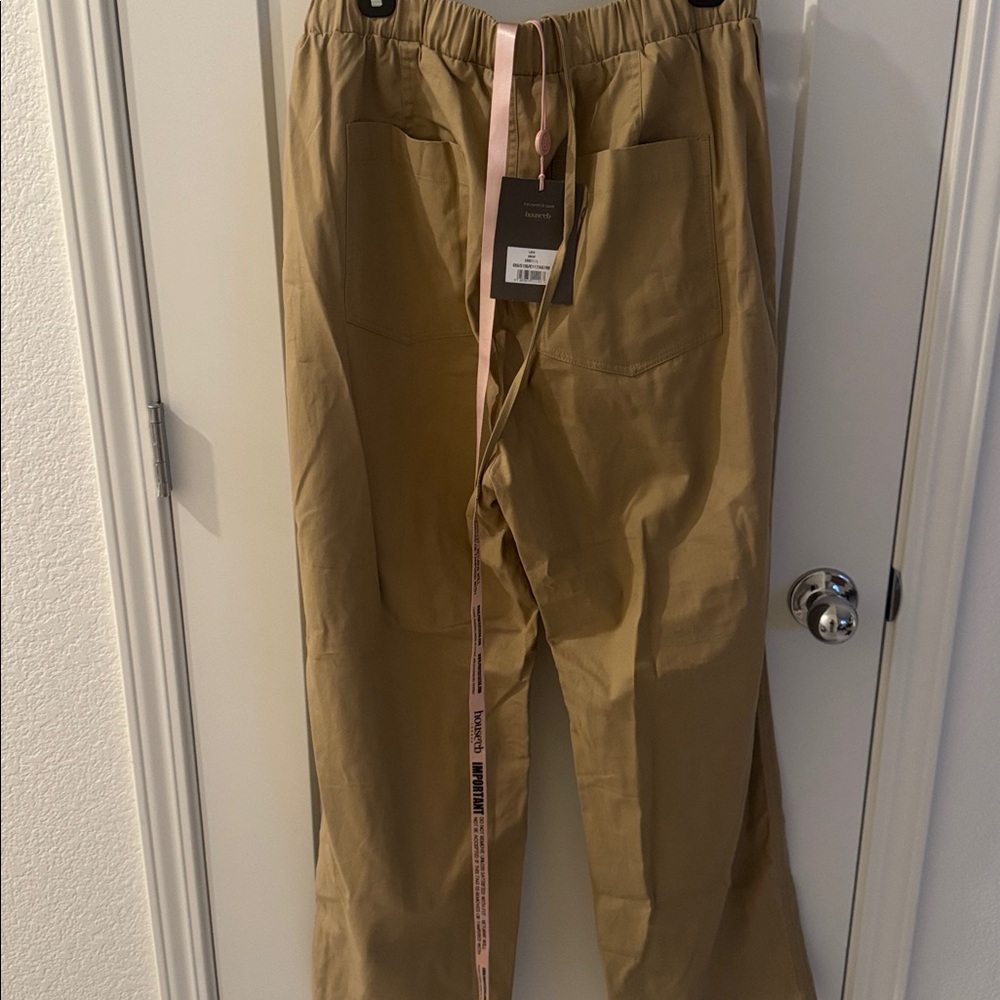 NWT House of CB Luna Drawstring Pants in Camel - Picture 6 of 6